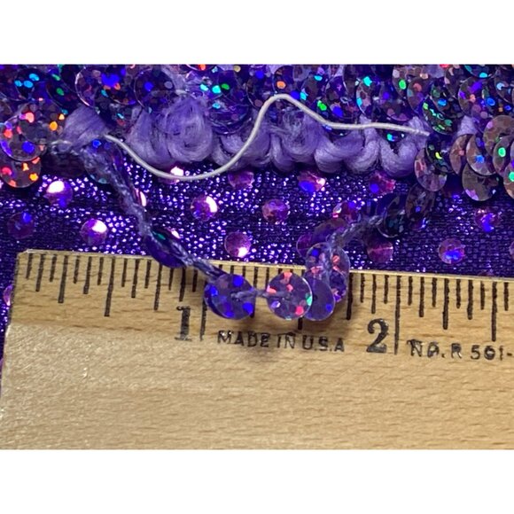 Mermaid Merman Purple Sparkle 3 Piece Adult L XL Costume Drama Dept As Is - Picture 6 of 16